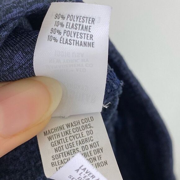 Aerie Navy Blue Space Dye Full Length Leggings With Pockets Size S - Picture 7 of 7